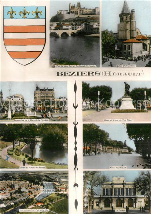 Beziers La Vieux Pont et Cathedrale St Nazaires