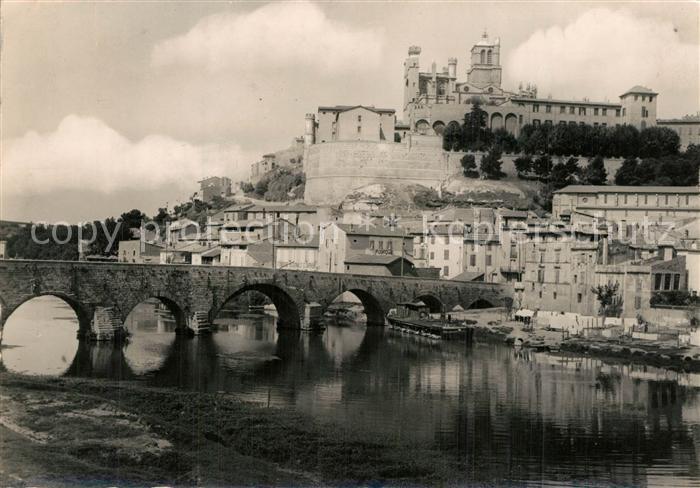 Beziers Le Pont Vieux et l’Eglise St Nazaire