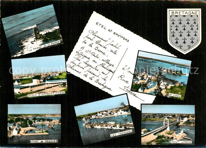 Etel Le Phare de la Barre Ecole d’Apprentissage Port de Magquer Les Thoniers Pon