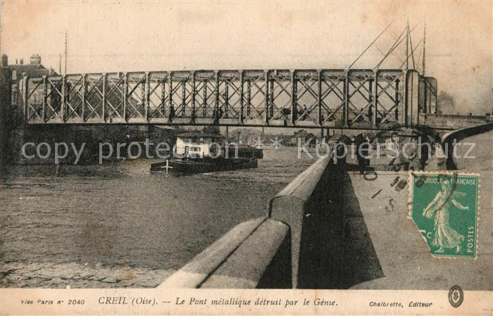 Creil Pot metalique detruit par le Gense