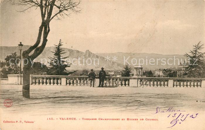 Valence 26 Terrasse Championnet Ruines de Crussol