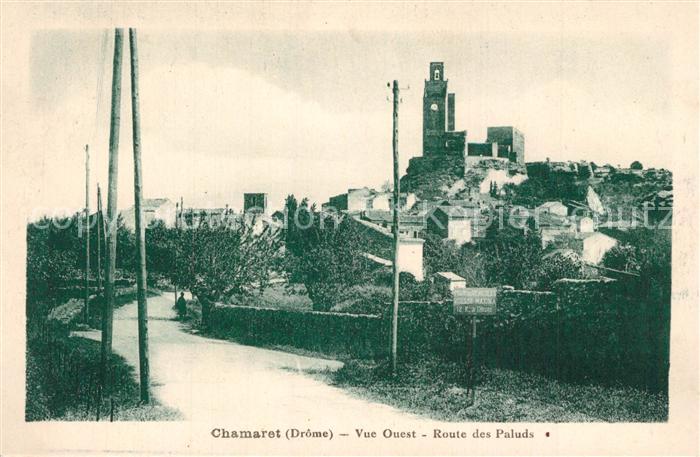Chamaret Vue Ouest Route des Palads