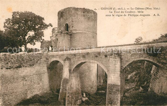 Chinon Indre et Loire Chateau Tour du Coudray