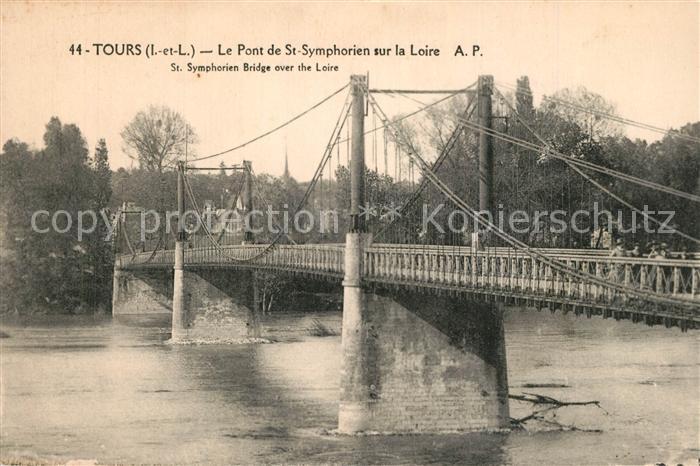 Tours Indre-et-Loire Pont de Saint Symphorien sur la Loire