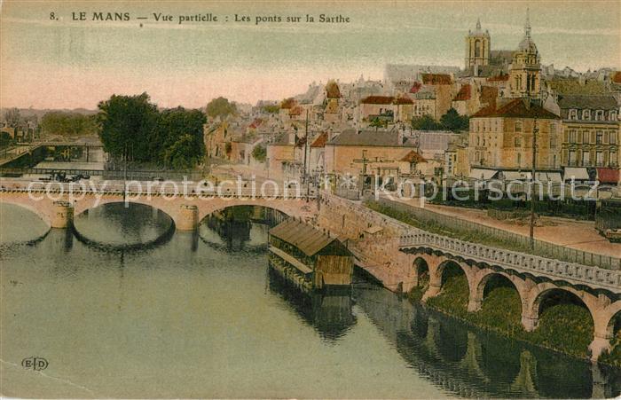 Le Mans Sarthe Ponts Sarthe Dom