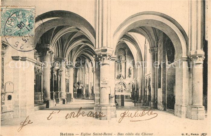 Reims-la-Brulee Eglise Saint Remi Choeur