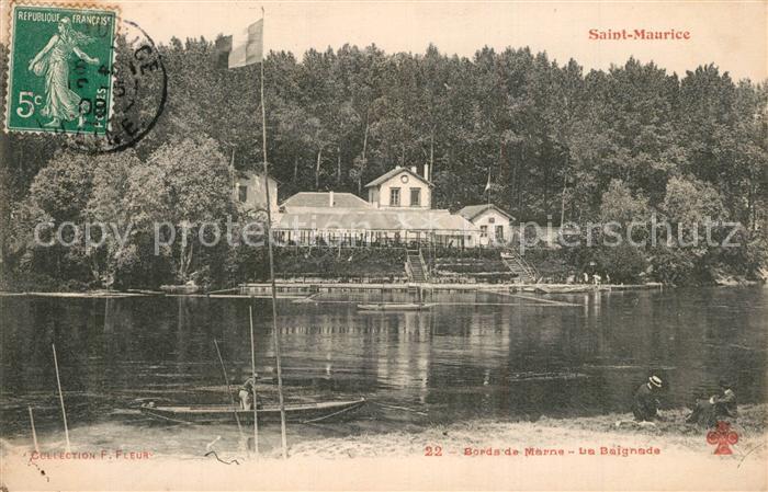 Saint-Maurice Creteil Bords La Baignade