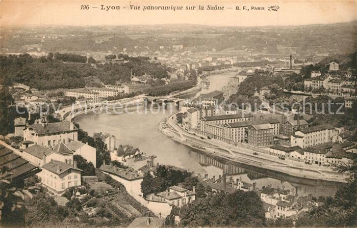 Lyon France Panorama Saone