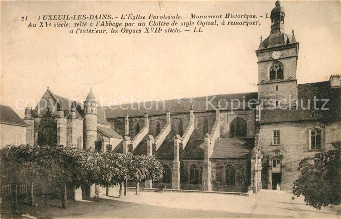 Luxeuil-les-Bains Eglise Paroissiale Monument