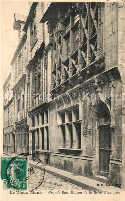 Mans Sarthe Le Grande Rue Maison de la Reine Berengere