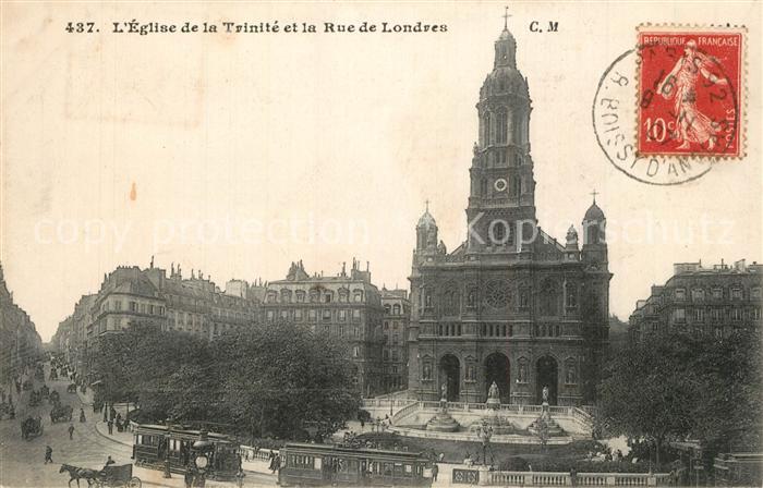 Paris Eglise de la Trinite Rue de Londres
