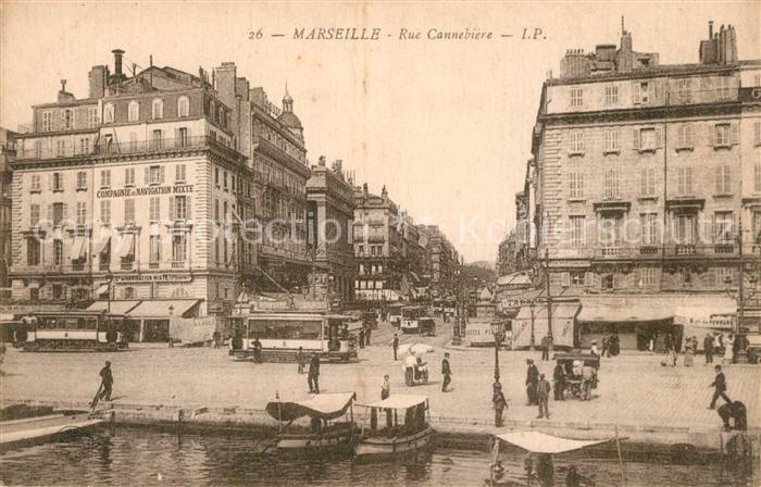 Marseille Bouches-du-Rhone Rue Cannebiere
