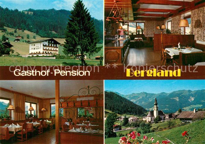 Oberau Wildschoenau Tirol Gasthof Pension Bergland