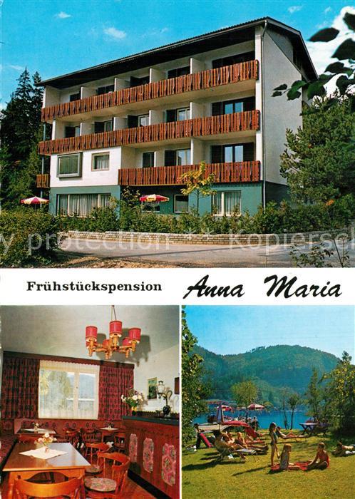 St Kanzian Klopeiner See Fruehstueckspension Anna Maria