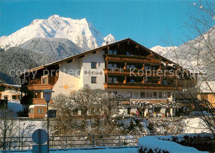Mayrhofen Zillertal Gasthaus Bruecke Winteraufnahme