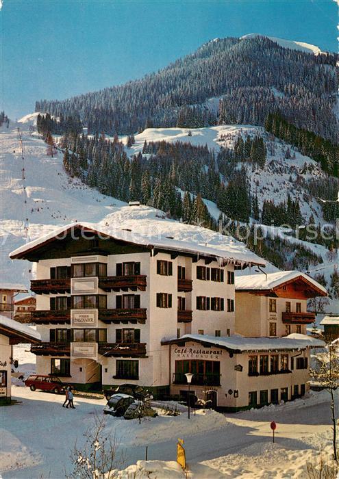 Saalbach-Hinterglemm Pension Restaurant Hasenauer Winterskigebiet