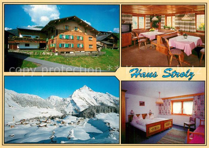Warth Vorarlberg Haus Strolz Winteraufnahme