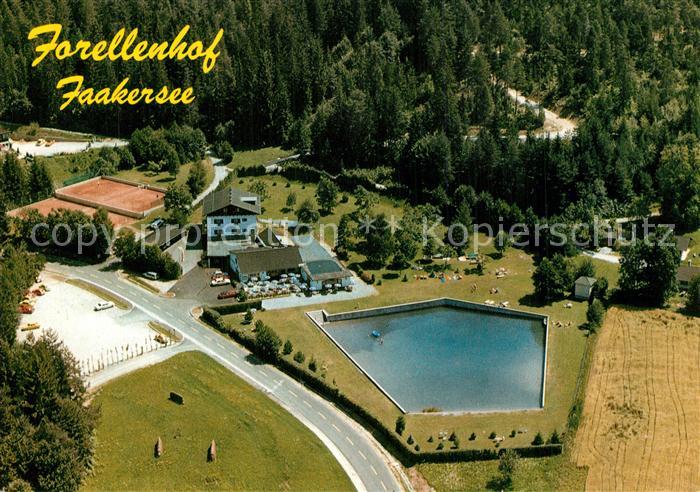 Ledenitzen Restaurant Forellenhof Fliegeraufnahme