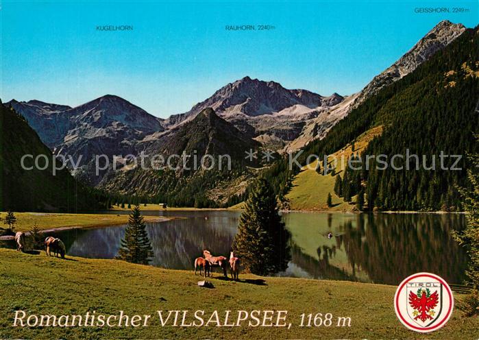 Tannheim Tirol Vilsalpsee Bergsee Bergwandern Fischen Haflinger Pferde Alpen