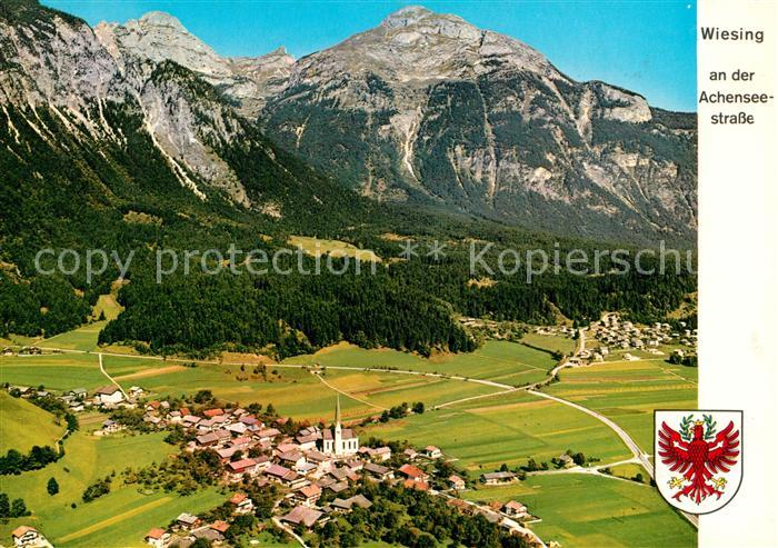 Wiesing Tirol Erholungsort im Inntal Achenseestrasse Rofangebirge Sonnwendjoch F