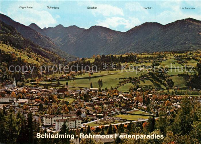Rohrmoos Schladming Panorama Winter- und Sommererholungsgebiet Niedere Tauern