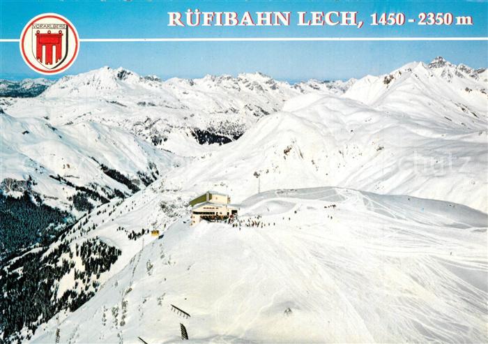 Lech Vorarlberg Ruefibahn Bergstation Wintersportplatz Lechtaler Alpen Fliegerau