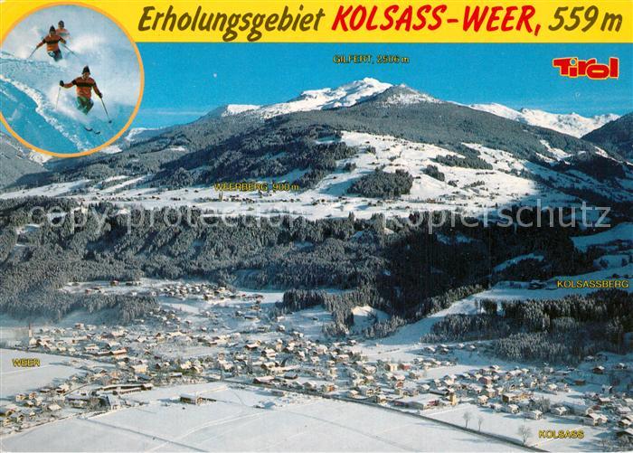 Weer Erholungsgebiet Kolsass Weer Alpen Fliegeraufnahme