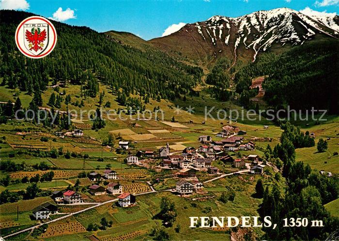 Fendels Erholungsort Oberinntal Alpen Fliegeraufnahme