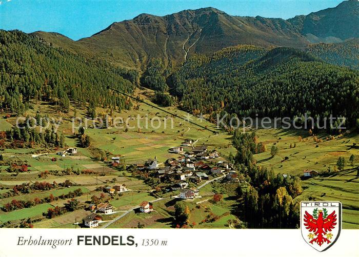 Fendels Erholungsort Oberinntal Alpen Fliegeraufnahme