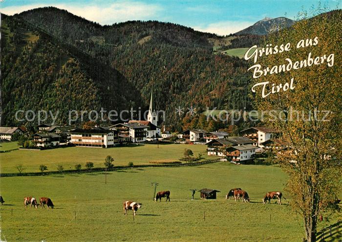 Brandenberg Tirol Gebirgsdorf Erholungsort Rofangebirge