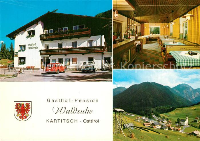 Kartitsch Gasthof Pension Waldruhe Landschaftspanorama Gailtal Alpen