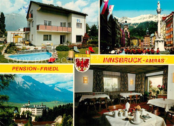 Amras Tirol Pension Friedl Mariensaeule Alpenpanorama