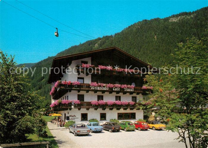 Mayrhofen Zillertal Gaestehaus Weinstube Cafe Traudl