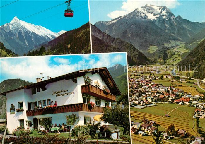 Mayrhofen Zillertal Pension Gaestehaus Panorama Bergbahn Zillertaler Alpen