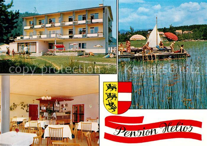 Seelach Klopeinersee Pension Helios Uferpartie am See Badesteg
