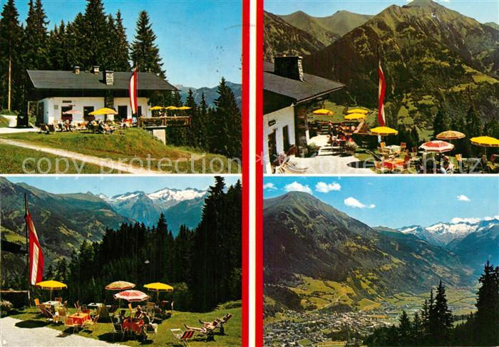Bad Hofgastein Restaurant Aeroplanstadl Schlossalm Sonnenterrasse Landschaftspan