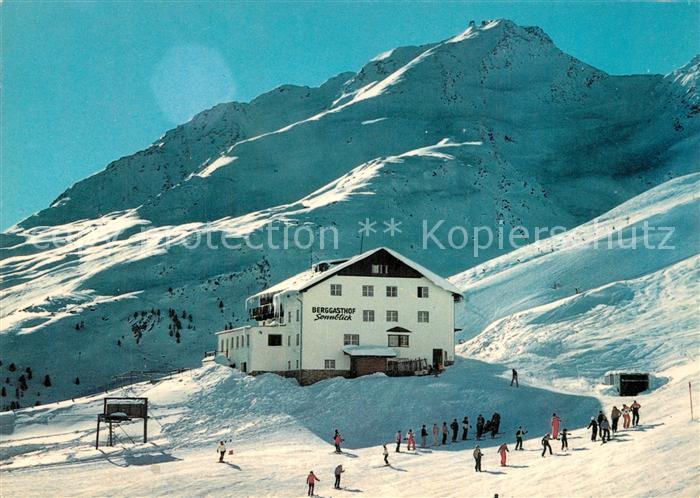 Hochsoelden Berggasthof Sonnblick Wintersportplatz Alpen
