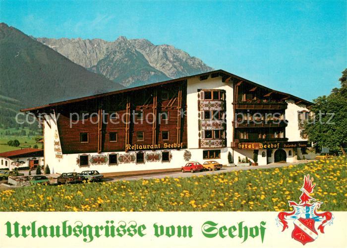 Walchsee Tirol Hotel Restaurant Seehof Alpen Wappen