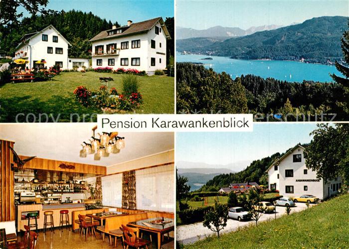 Poertschach Woerthersee Restaurant Pension Karawankenblick Landschaftspanorama A