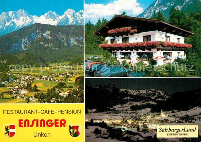 Unken Restaurant Cafe Pension Ensinger Landschaftspanorama Alpen
