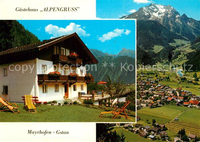 Mayrhofen Zillertal Gaestehaus Alpengruss Panorama Alpen