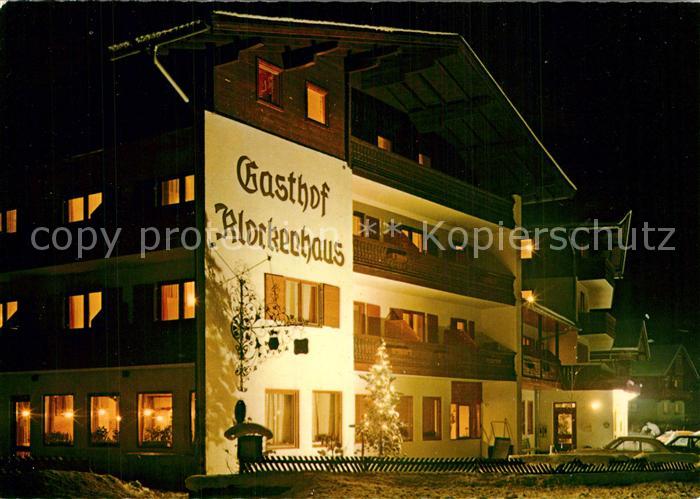 Krimml Hotel Gasthof Klockerhaus Nachtaufnahme