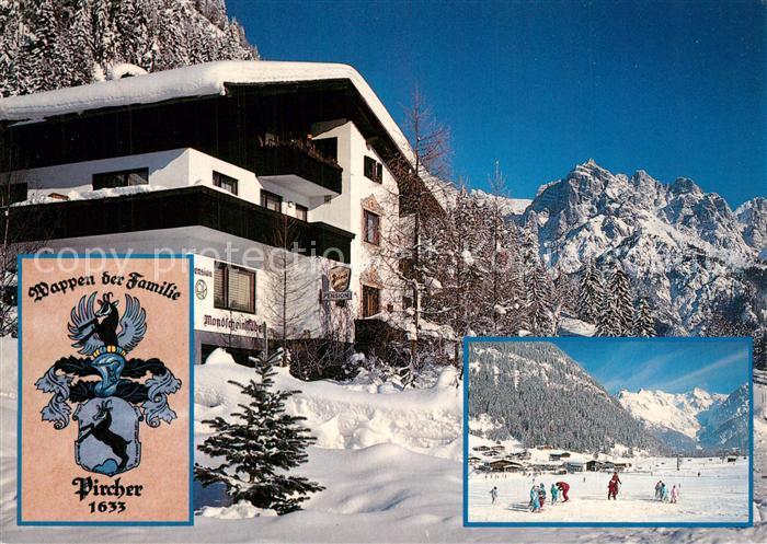 St Ulrich Pillersee Pension Schneegloeckerl Wintersportplatz Alpen Wappen