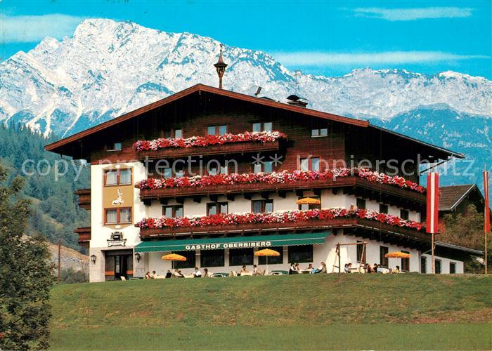 Saalfelden Steinernes Meer Gasthof Oberbiberg Alpen