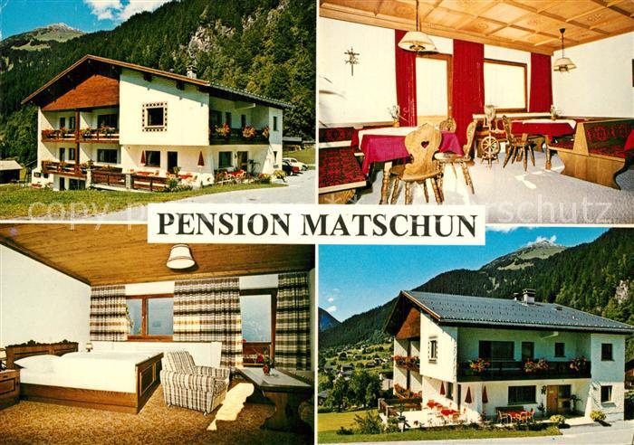 St Gallenkirch Vorarlberg Pension Haus Matschun Gastraum Fremdenzimmer