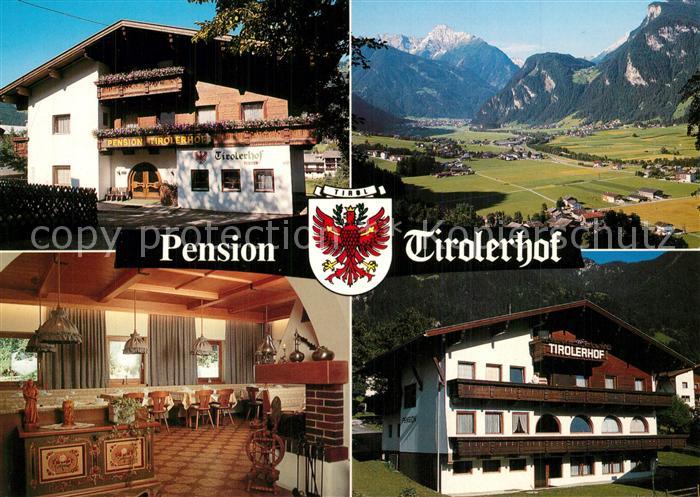 Ramsau Zillertal Pension Tirolerhof Landschaftspanorama Alpen