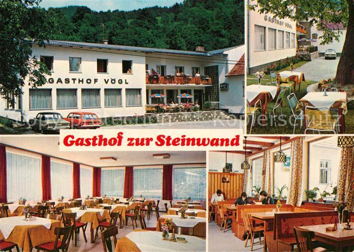 Kirchberg Wechsel Gasthof Pension Zur Steinwand Gastraum Gartenterrasse