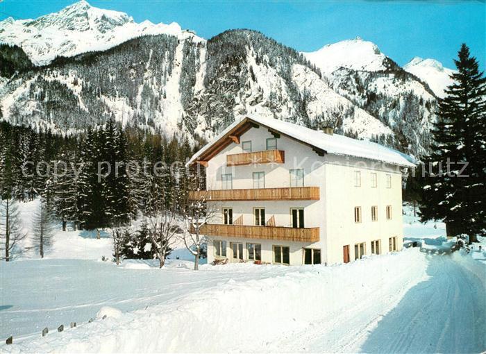 Mallnitz Kaernten Gasthof Pension Alpenrose Stappitzer See Winterlandschaft
