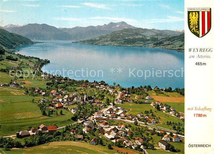 Weyregg Attersee Fliegeraufnahme