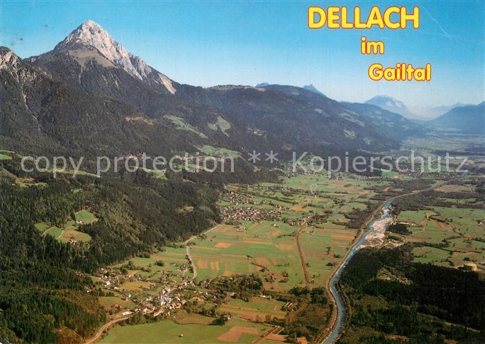Dellach Gailtal Fliegeraufnahme